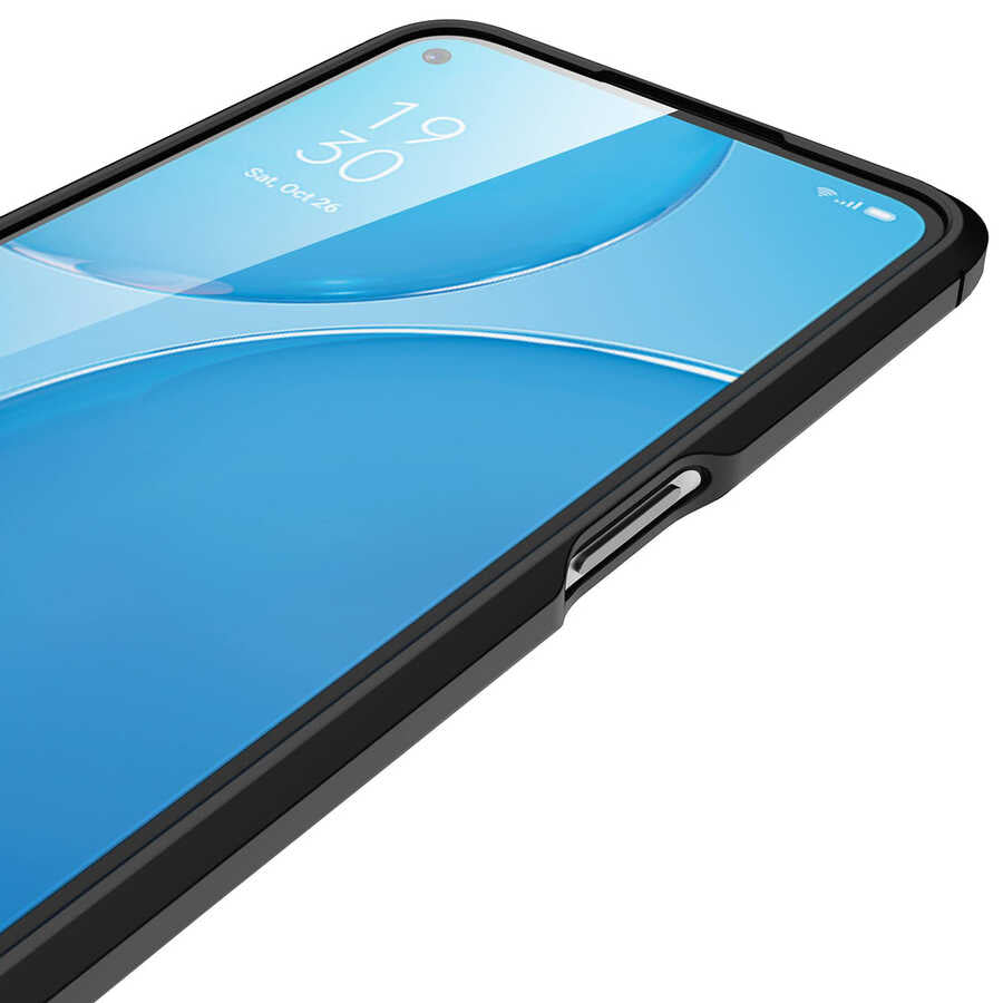 Oppo A54 4G Kılıf Zore Niss Silikon Kapak Kırmızı