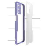 Oppo A54 4G Kılıf Zore Parfe Kapak Mor