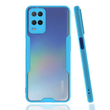 Oppo A54 4G Kılıf Zore Parfe Kapak Mavi