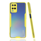 Oppo A54 4G Kılıf Zore Parfe Kapak Sarı