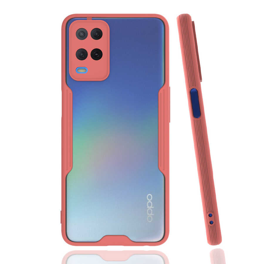 Oppo A54 4G Kılıf Zore Parfe Kapak Pembe