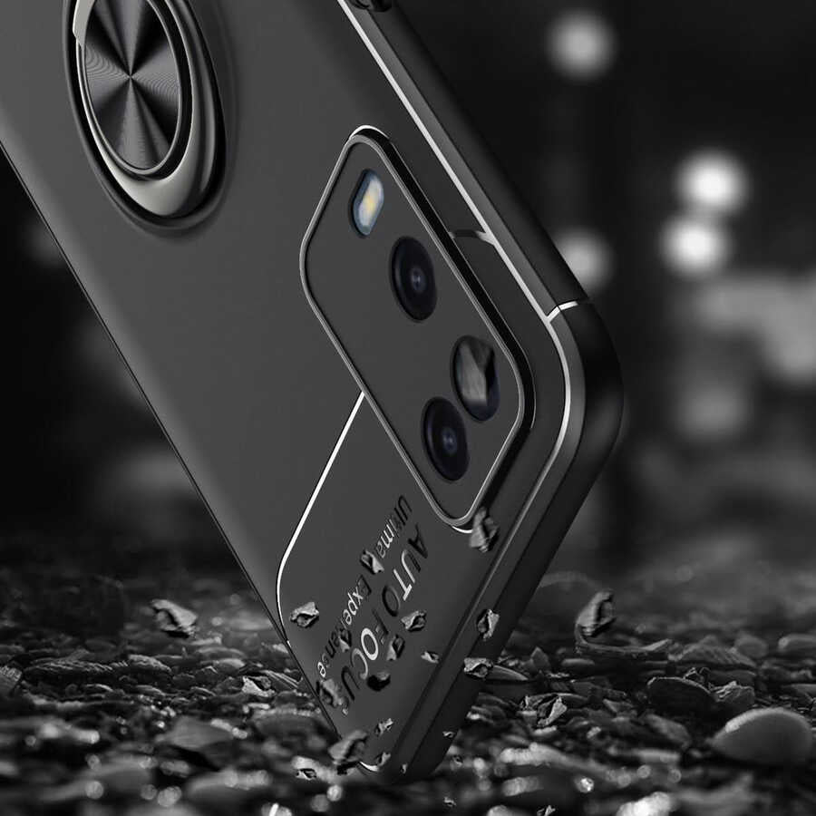Oppo A54 4G Kılıf Zore Ravel Silikon Kapak Kırmızı