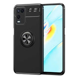 Oppo A54 4G Kılıf Zore Ravel Silikon Kapak Siyah