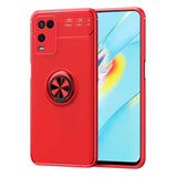 Oppo A54 4G Kılıf Zore Ravel Silikon Kapak Kırmızı