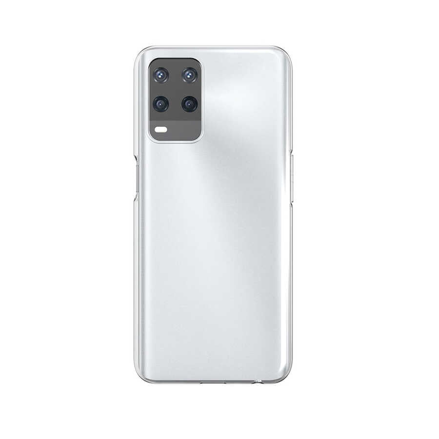Oppo A54 4G Kılıf Zore Süper Silikon Kapak Renksiz