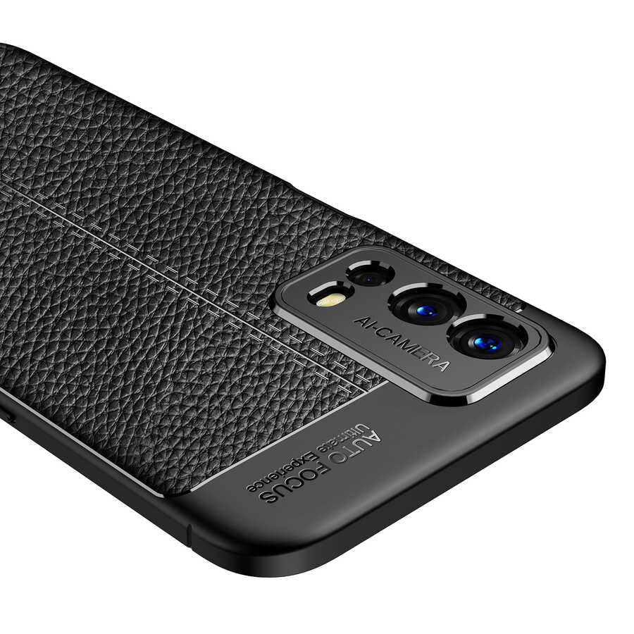 Oppo A55 4G Kılıf Zore Niss Silikon Kapak Siyah