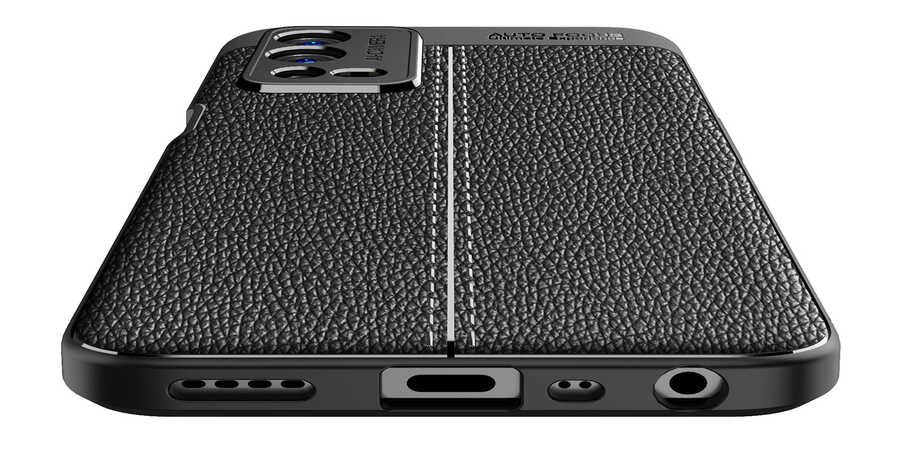 Oppo A55 4G Kılıf Zore Niss Silikon Kapak Siyah