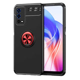 Oppo A55 4G Kılıf Zore Ravel Silikon Kapak Kırmızı