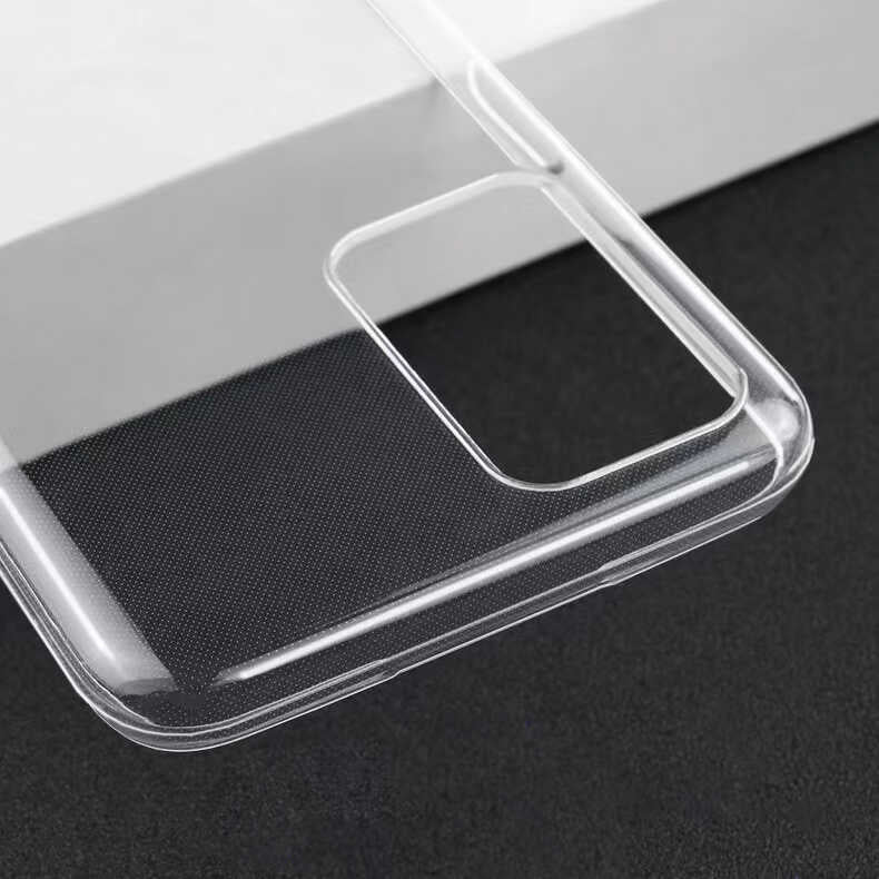 Oppo A55 4G Kılıf Zore Süper Silikon Kapak Renksiz