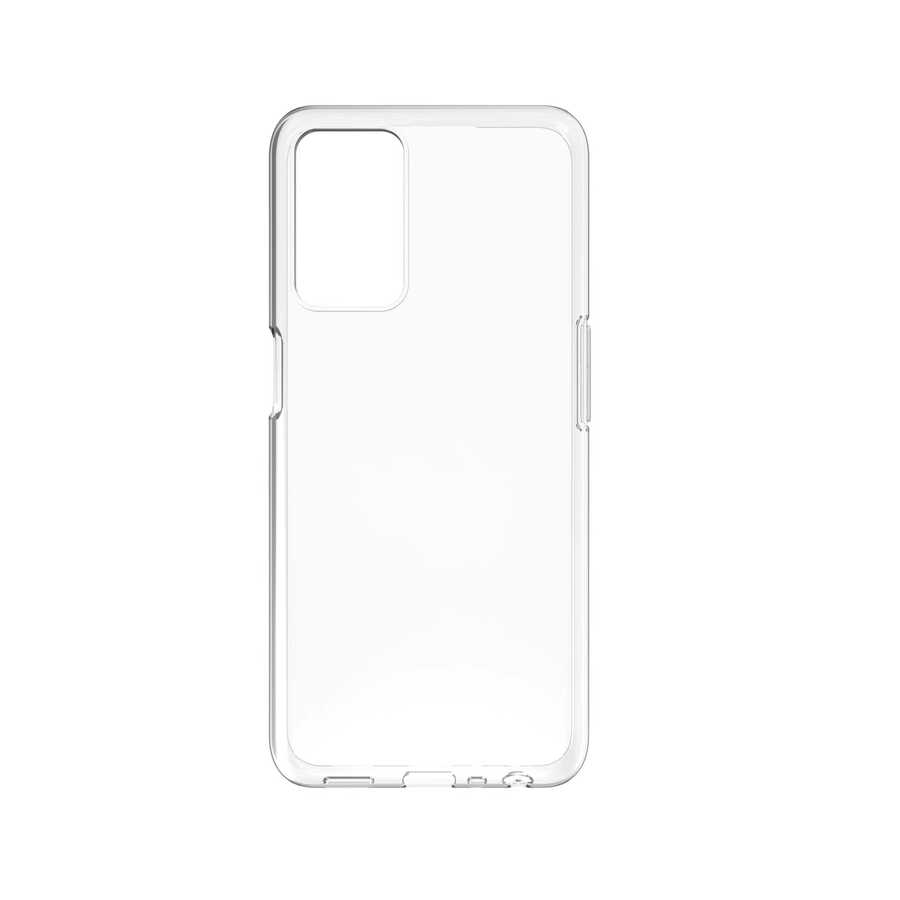 Oppo A55 4G Kılıf Zore Süper Silikon Kapak Renksiz