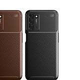 Oppo A55 5G Kılıf Zore Negro Silikon Kapak Kahverengi