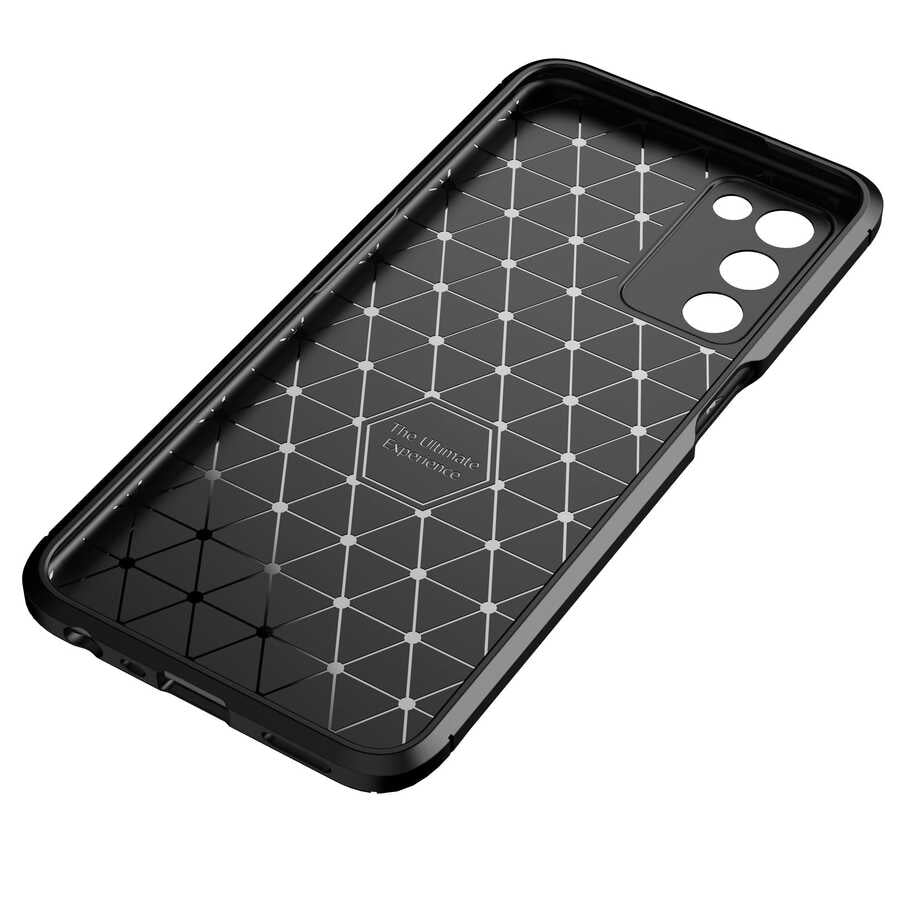 Oppo A55 5G Kılıf Zore Negro Silikon Kapak Kahverengi