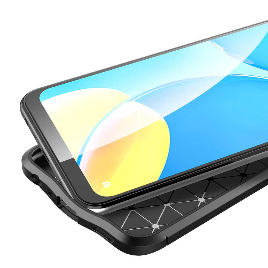 Oppo A55 5G Kılıf Zore Niss Silikon Kapak Siyah