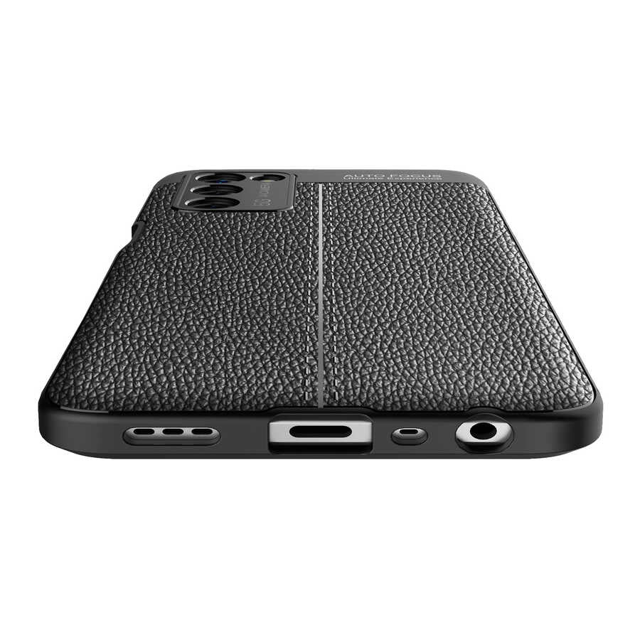 Oppo A55 5G Kılıf Zore Niss Silikon Kapak Lacivert