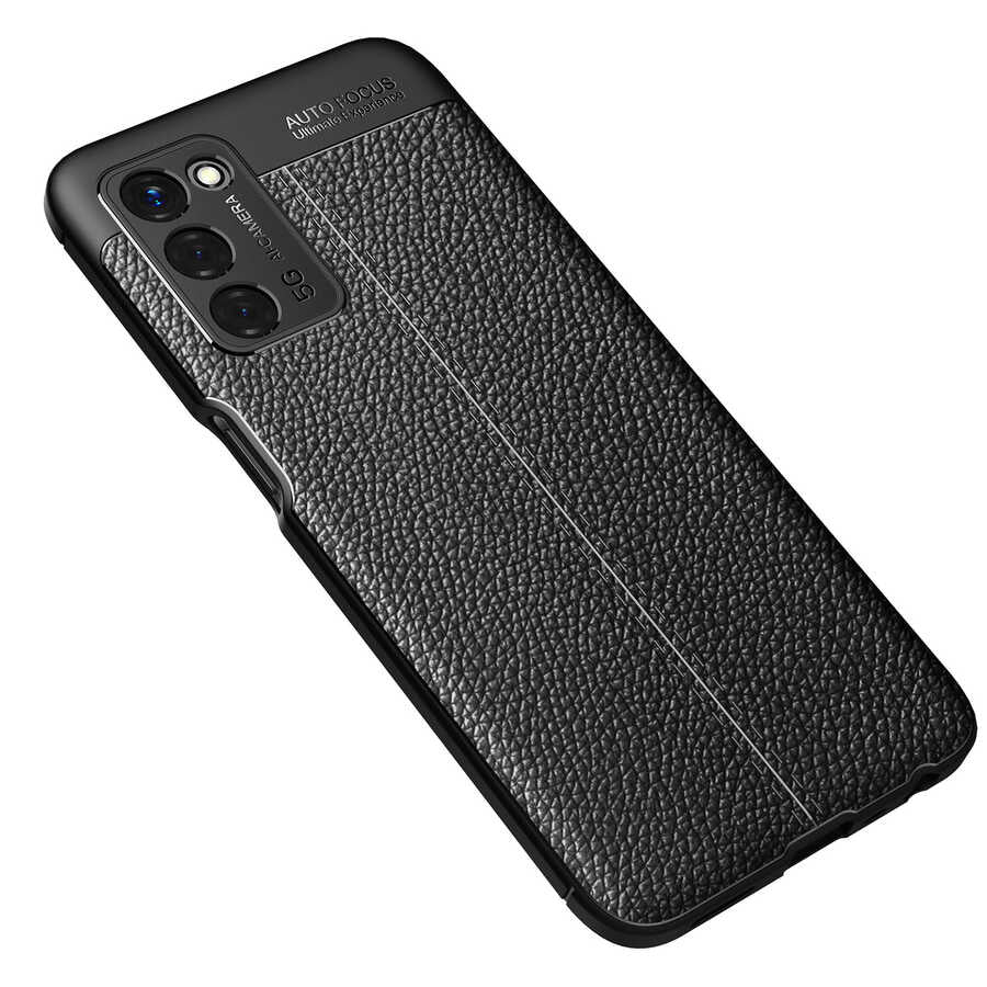 Oppo A55 5G Kılıf Zore Niss Silikon Kapak Siyah