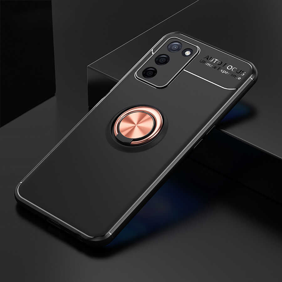 Oppo A55 5G Kılıf Zore Ravel Silikon Kapak Mavi