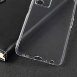 Oppo A55 5G Kılıf Zore Süper Silikon Kapak Renksiz