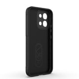 Oppo A6 Pro Kılıf Esnek TPU Oyuklu Arka Yüzey Tasarımlı Etnik Silikon Kapak Siyah