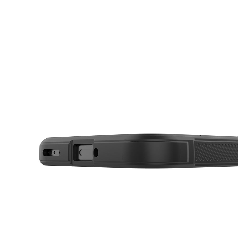 Oppo A6 Pro Kılıf Esnek TPU Oyuklu Arka Yüzey Tasarımlı Etnik Silikon Kapak Lacivert