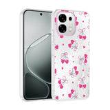 Oppo A6 Pro Kılıf Kamera Korumalı Desenli Zore Klip Kapak Kalpli Kiraz