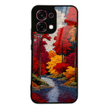 Oppo A6 Pro Kılıf Kamera Korumalı Desenli  Lusi Kapak Ağaçlar