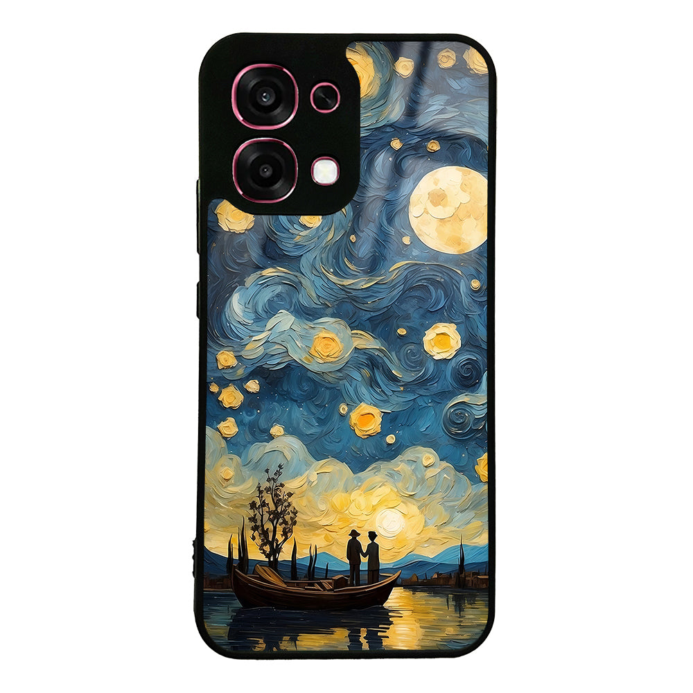 Oppo A6 Pro Kılıf Kamera Korumalı Desenli Lusi Kapak Kayık