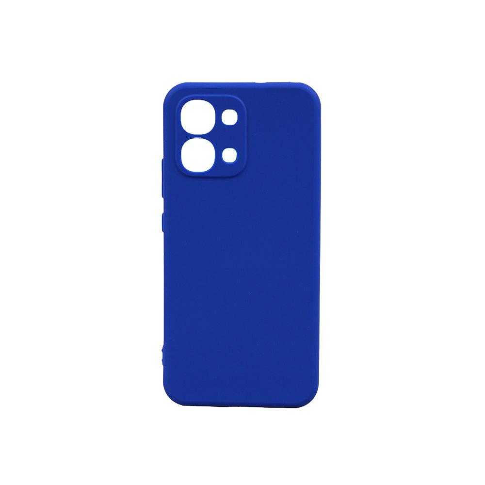 Oppo A6 Pro Kılıf Zore Biye Silikon Lacivert
