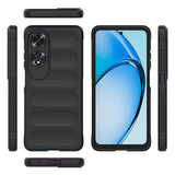 Oppo A60 Kılıf Esnek TPU Oyuklu Arka Yüzey Tasarımlı Zore Etnik Silikon Kapak Lacivert