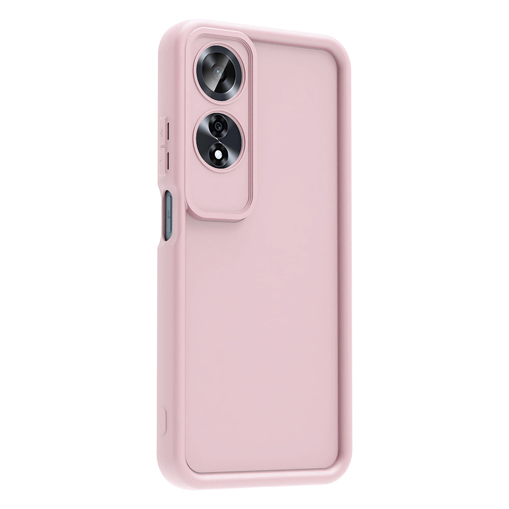Oppo A60 Kılıf Kamera Korumalı Zore Ananas Kapak Mürdüm