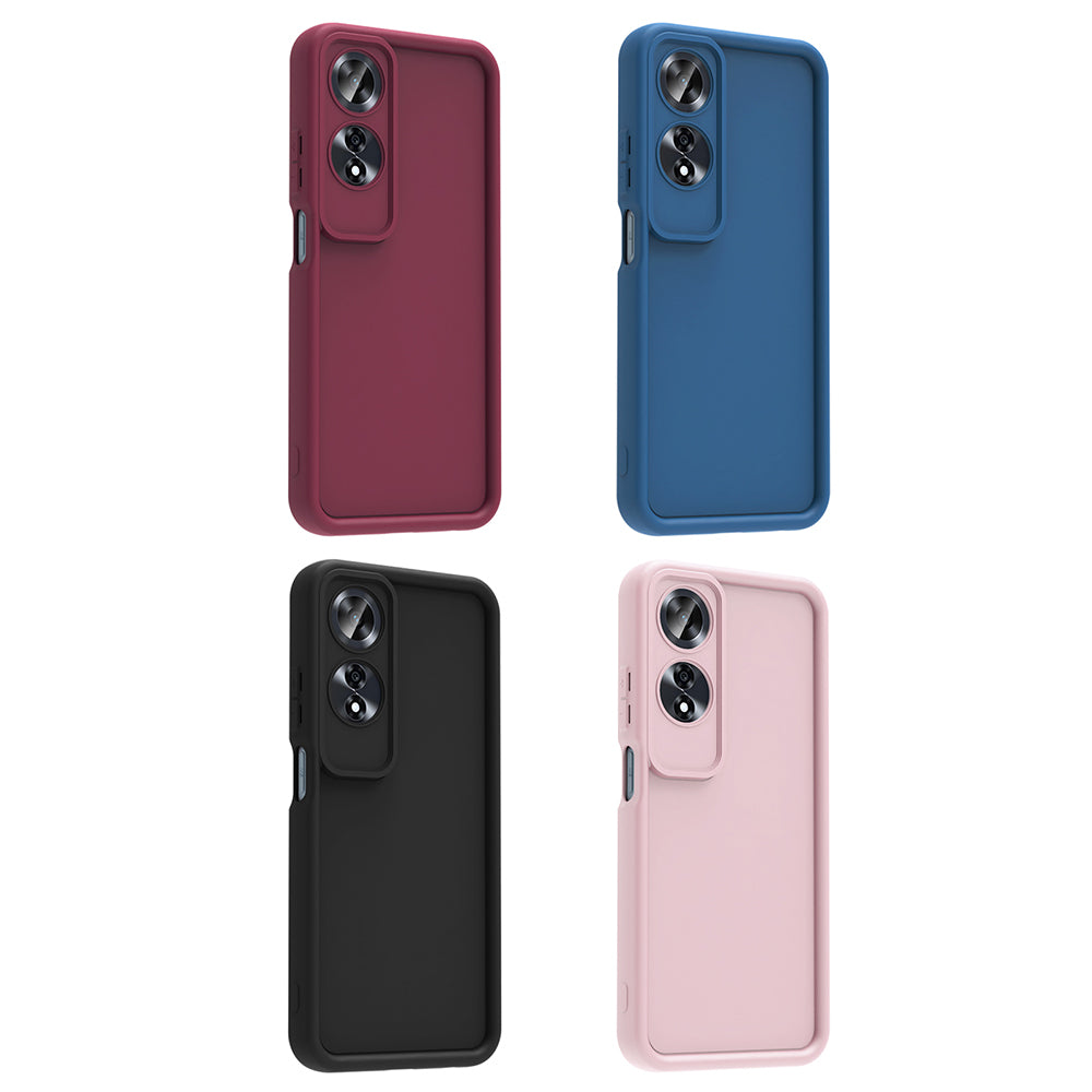 Oppo A60 Kılıf Kamera Korumalı Zore Ananas Kapak Pembe