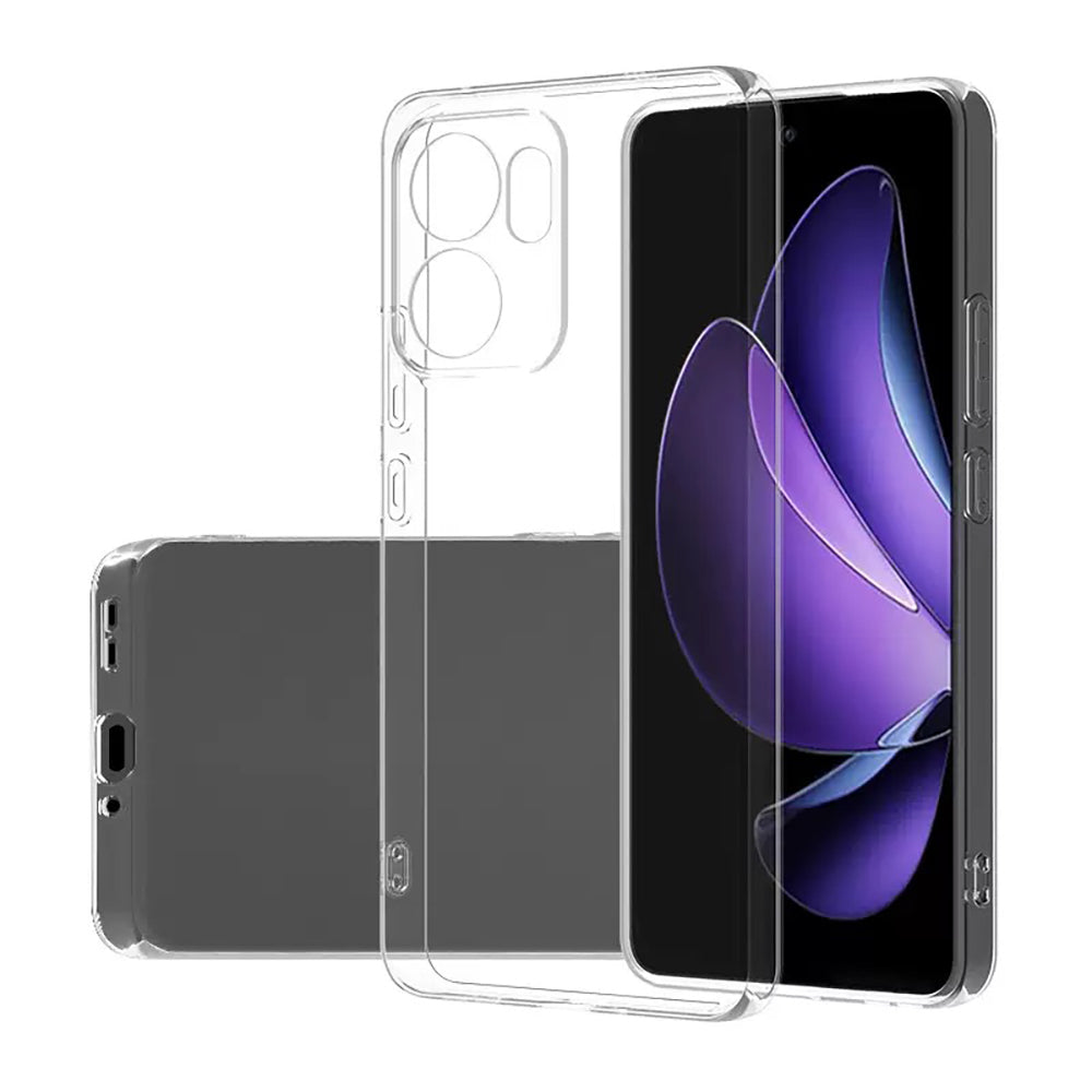 Oppo A6T Kılıf Zore Süper Silikon Kapak Şeffaf