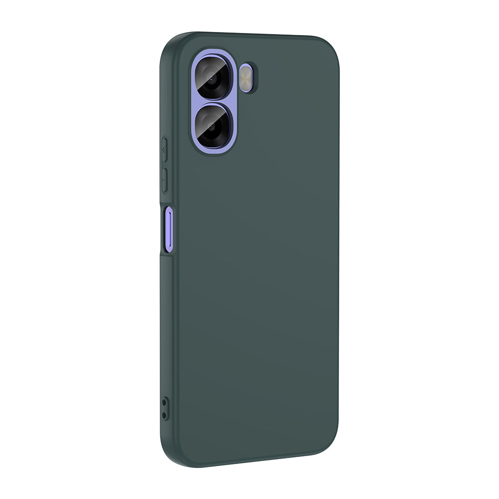 Oppo A6X Kılıf Zore Mara Lansman Kapak Koyu Yeşil