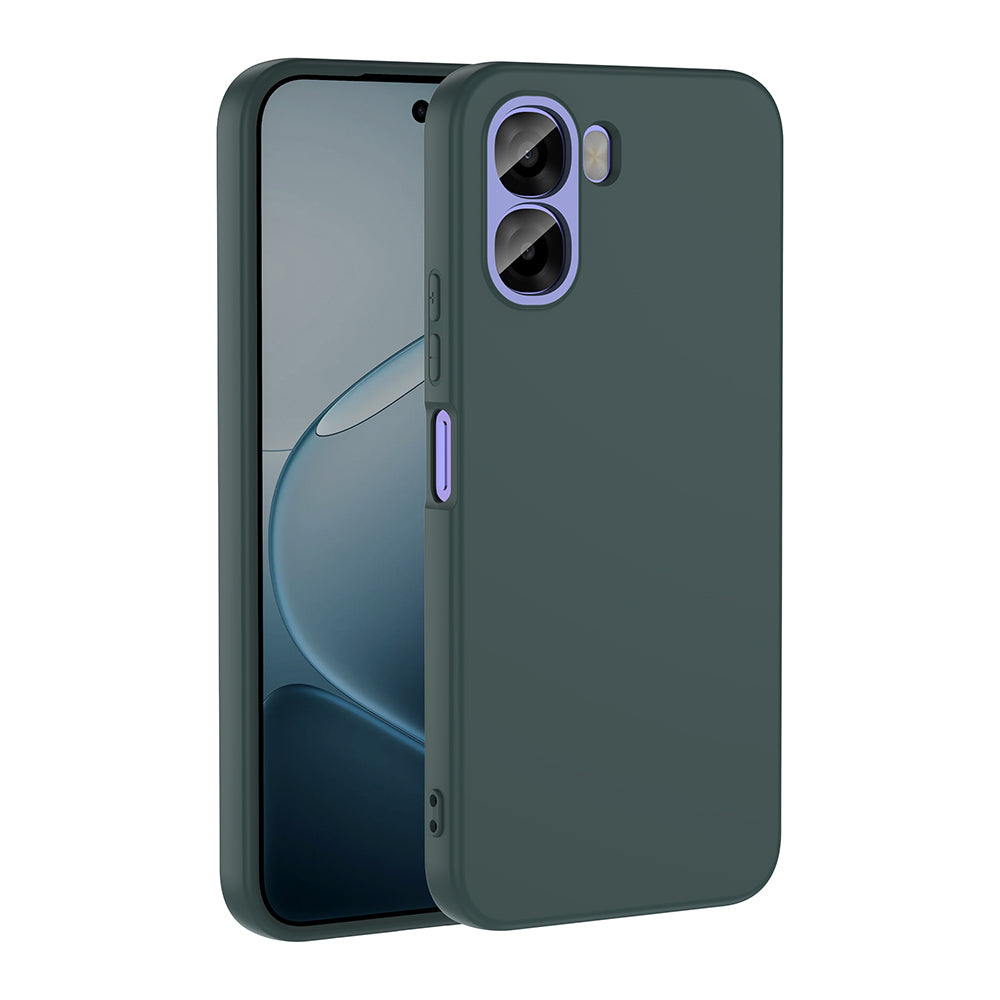 Oppo A6X Kılıf Zore Mara Lansman Kapak Koyu Yeşil