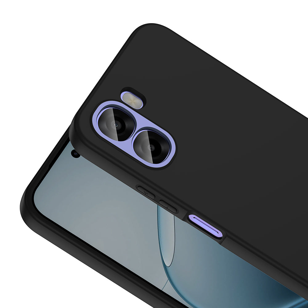 Oppo A6X Kılıf Zore Mara Lansman Kapak Siyah