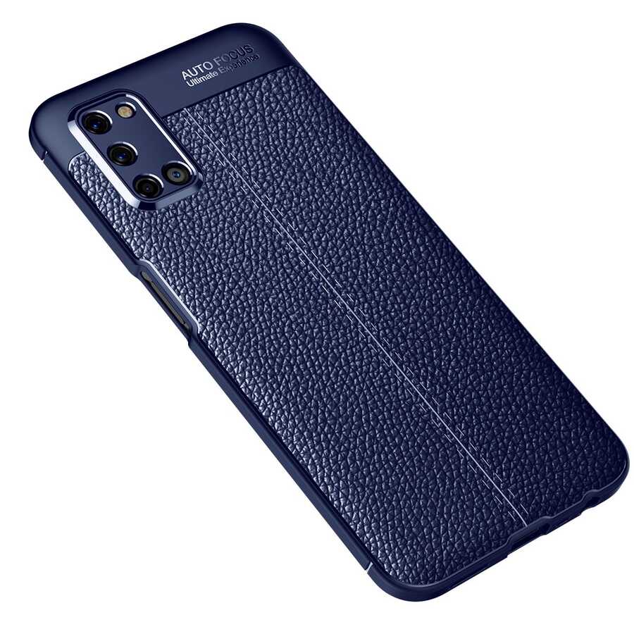 Oppo A72 Kılıf Zore Niss Silikon Kapak Lacivert