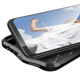 Oppo A72 Kılıf Zore Niss Silikon Kapak Lacivert