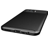Oppo A73 Kılıf Zore Negro Silikon Kapak Kahverengi