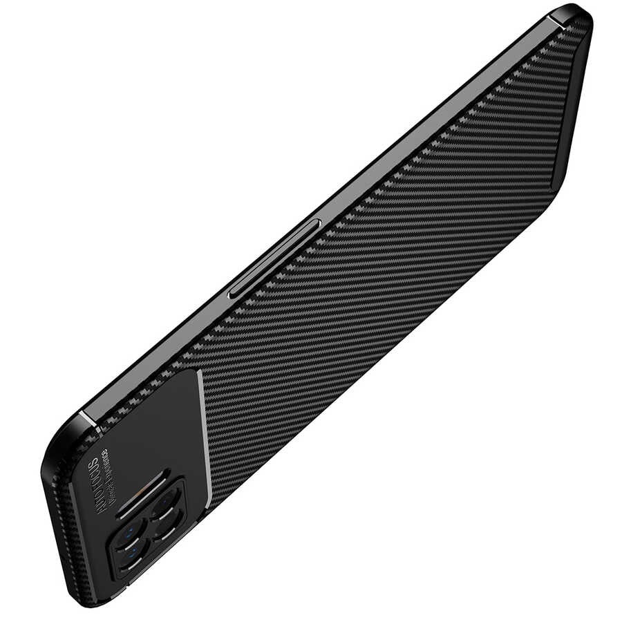Oppo A73 Kılıf Zore Negro Silikon Kapak Kahverengi