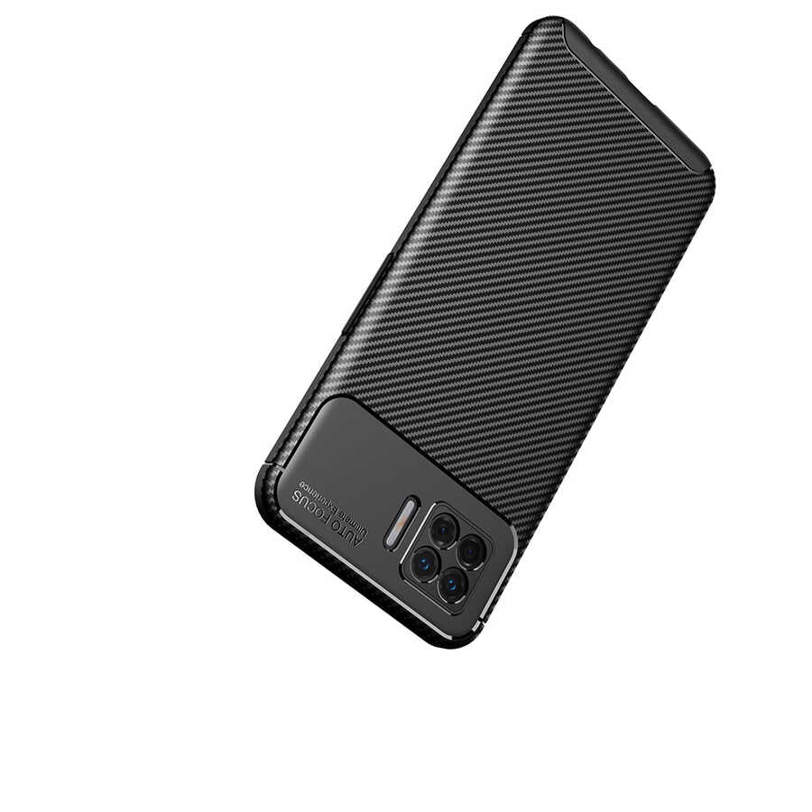 Oppo A73 Kılıf Zore Negro Silikon Kapak Siyah