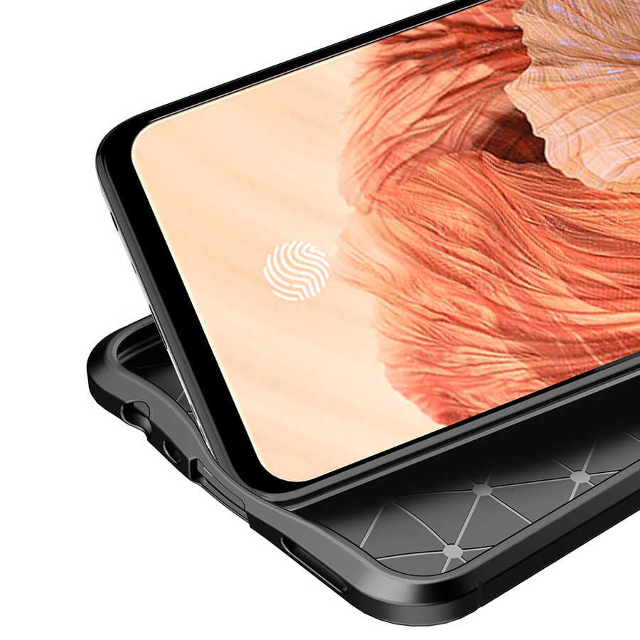 Oppo A73 Kılıf Zore Niss Silikon Kapak Siyah
