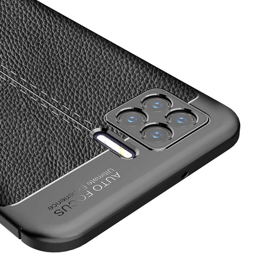 Oppo A73 Kılıf Zore Niss Silikon Kapak Lacivert
