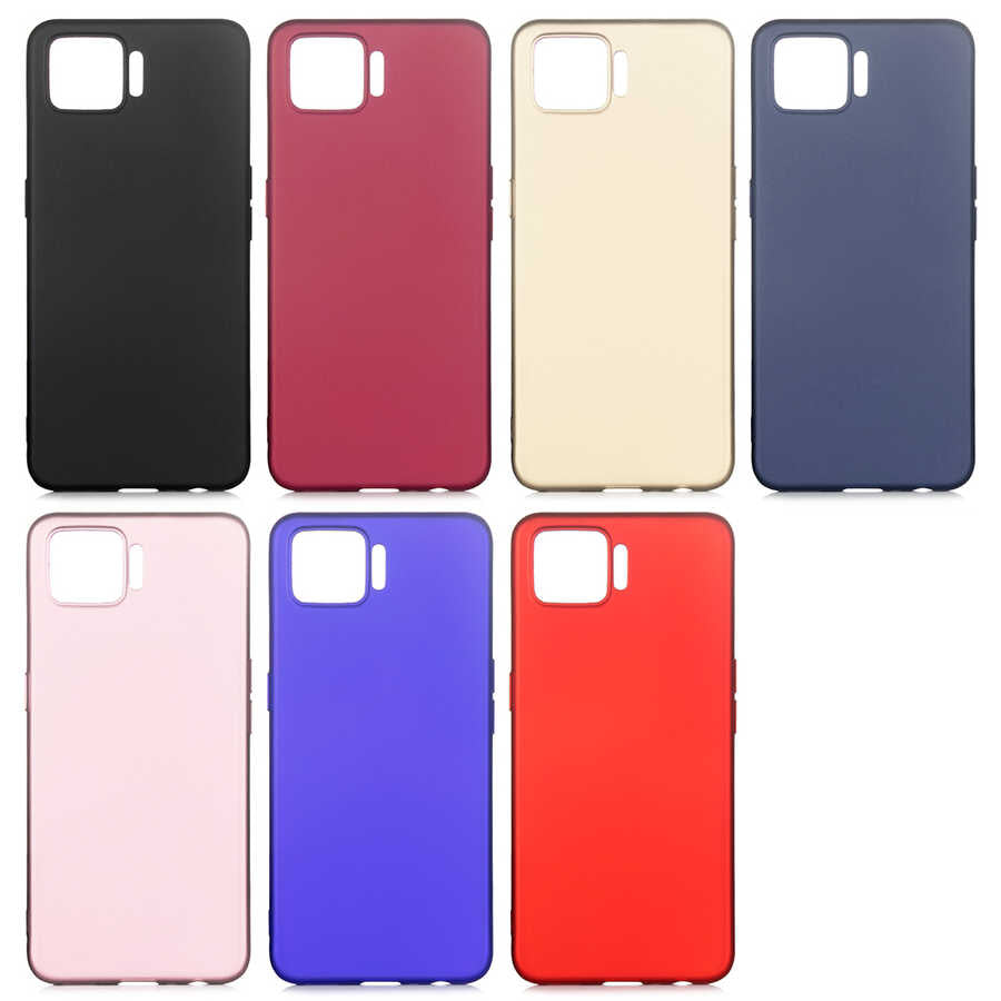 Oppo A73 Kılıf Zore Premier Silikon Kapak Rose Gold