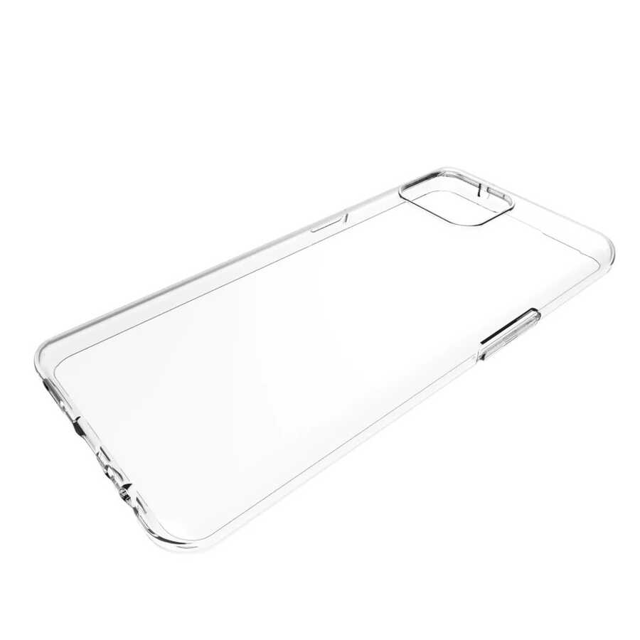 Oppo A73 Kılıf Zore Süper Silikon Kapak Renksiz