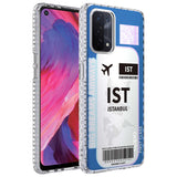 Oppo A74 4G Kılıf Airbag Kenarlı Renkli Desenli Silikon Zore Elegans Kapak NO4