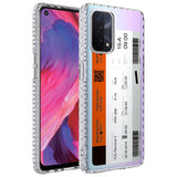 Oppo A74 4G Kılıf Airbag Kenarlı Renkli Desenli Silikon Zore Elegans Kapak NO1