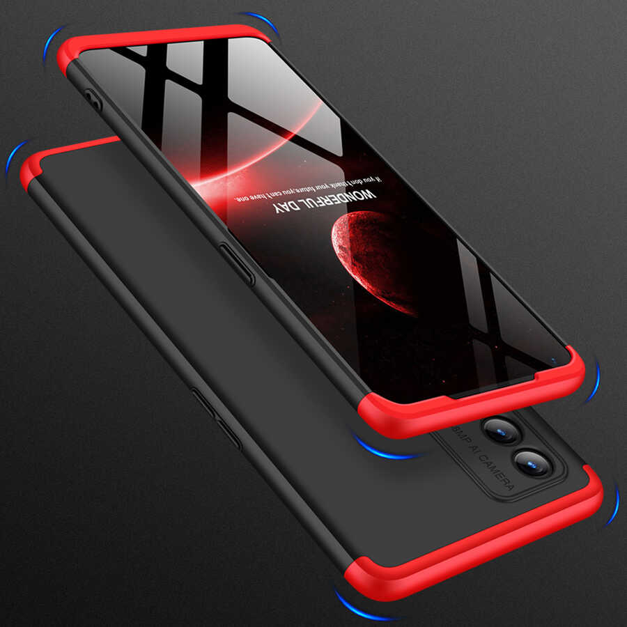 Oppo A74 4G Kılıf Zore Ays Kapak Kırmızı