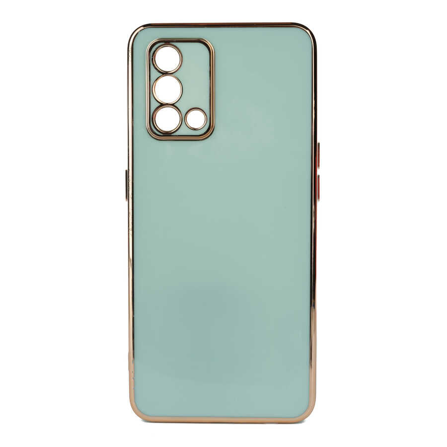 Oppo A74 4G Kılıf Zore Bark Kapak Açık Yeşil