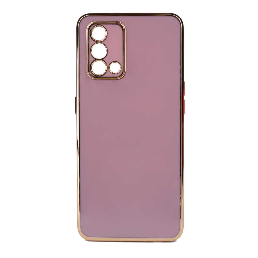 Oppo A74 4G Kılıf Zore Bark Kapak Mor
