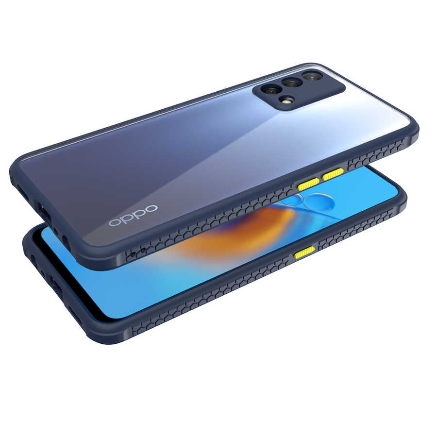 Oppo A74 4G Kılıf Zore Kaff Kapak Koyu Yeşil