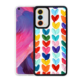Oppo A74 4G Kılıf Zore M-Fit Desenli Kapak Heart No6